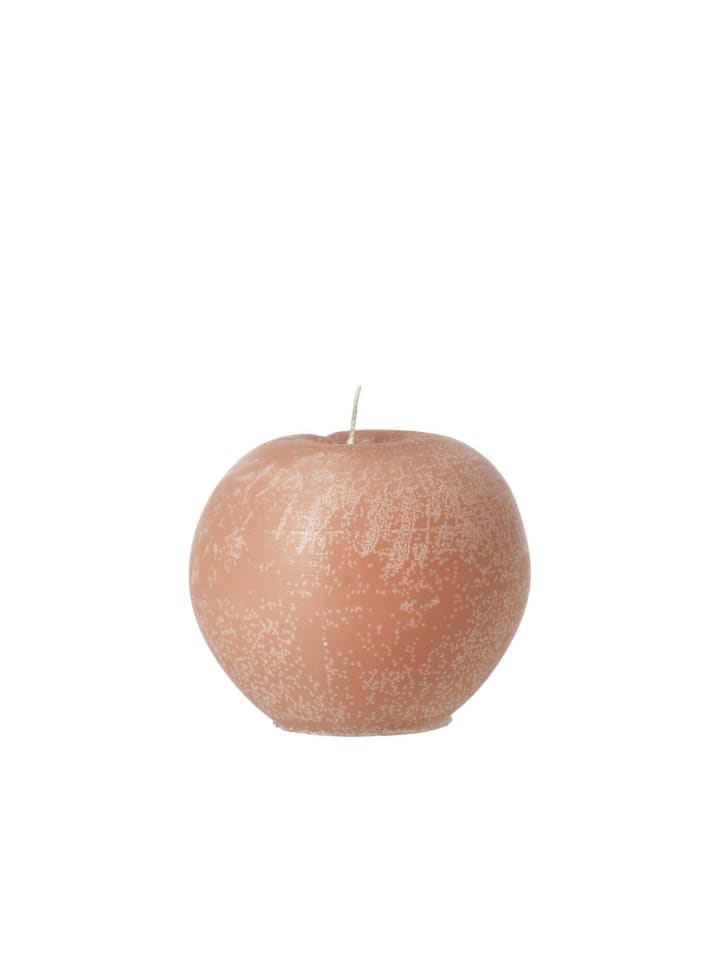 Figur-Kerze Fruit - Apfel in Dusty Peach