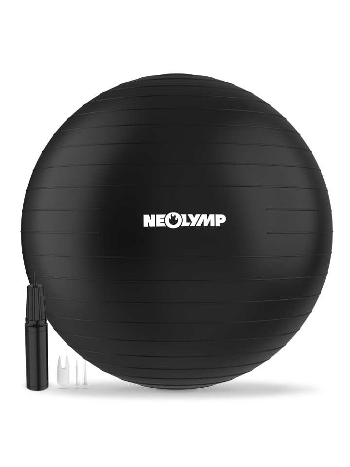 Gymnastikball "GB210" M in Schwarz Ø 65 cm