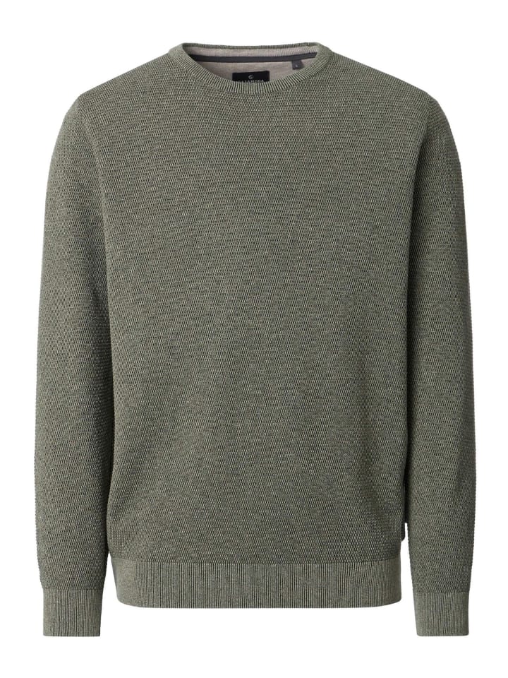 Pullover Basic in Dunkelgrün