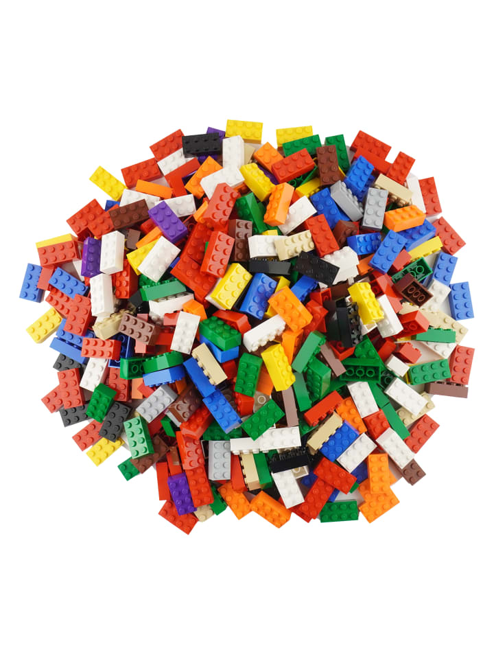 2x4 Bausteine Gemischt 3001 1000x Teile - ab 3 Jahren in multicolored