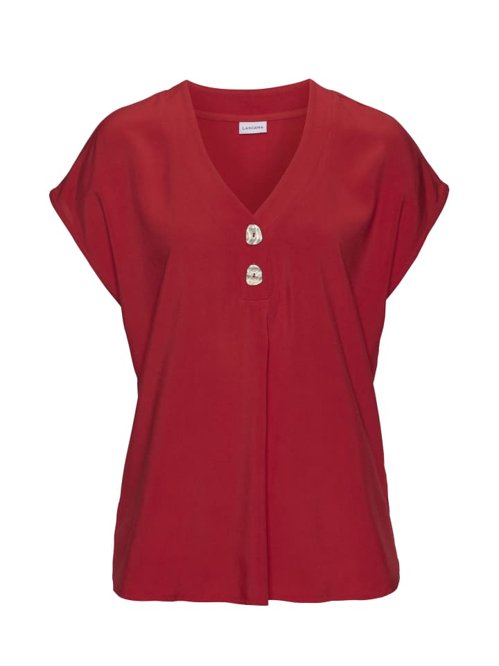 Schlupfbluse in rot