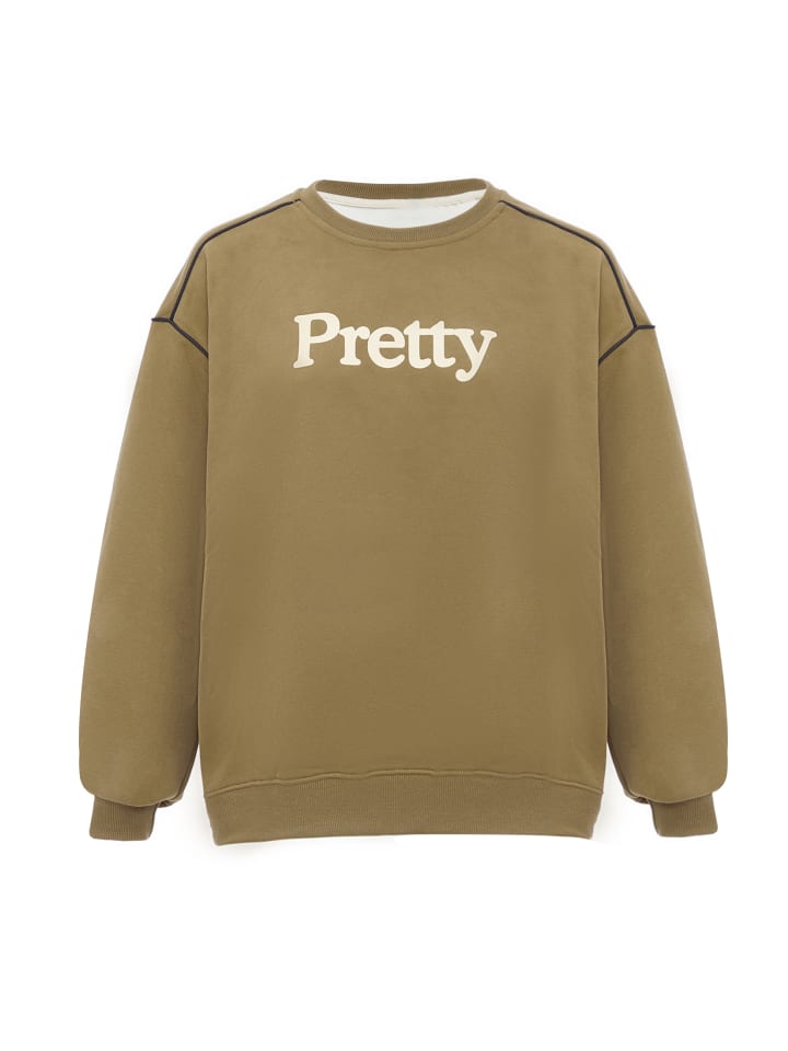 Damen Sweatshirt in Coffee