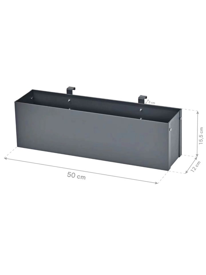 Westmann Blumenkasten Planum cm | Anthrazit limango günstig 50x12x16 kaufen