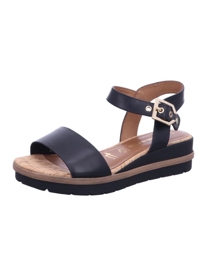 Sandalette in schwarz