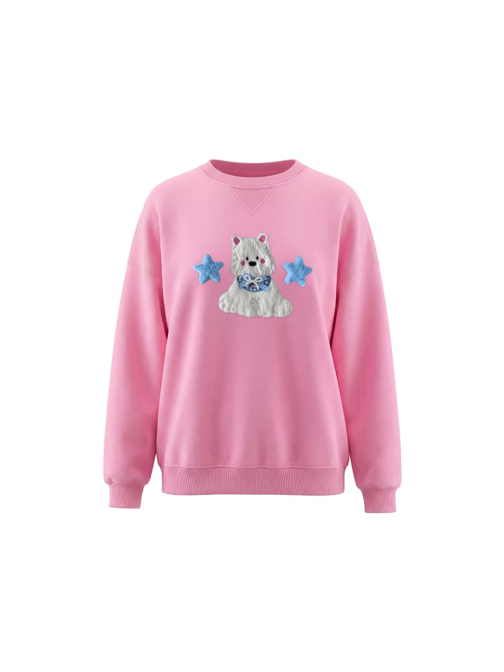 Women Sweatshirt in Pink