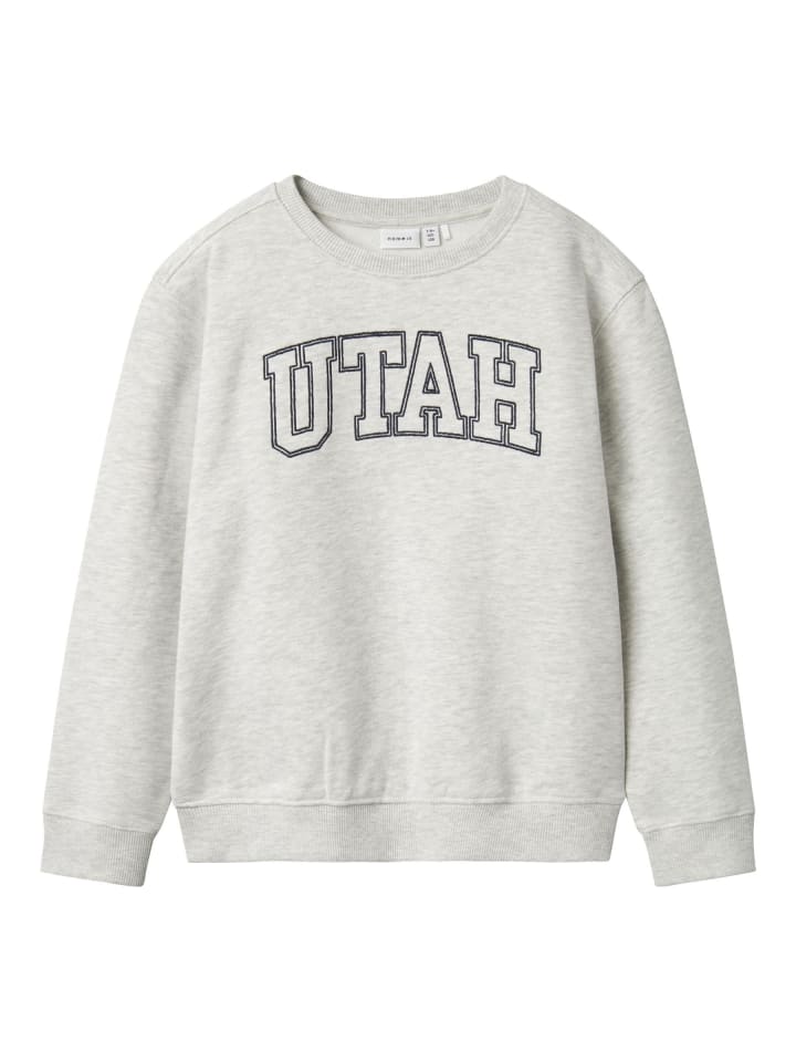 Sweatshirt in Light Grey Melange
