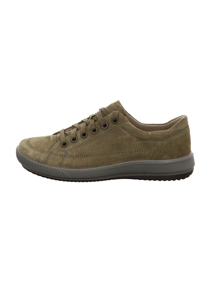Komfort Schnürschuhe in Oliv