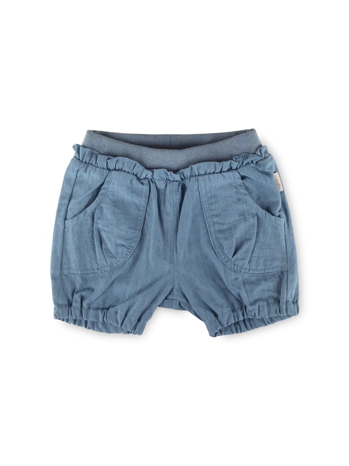 Chambray-Shorts Savanne in Helles Denimblau