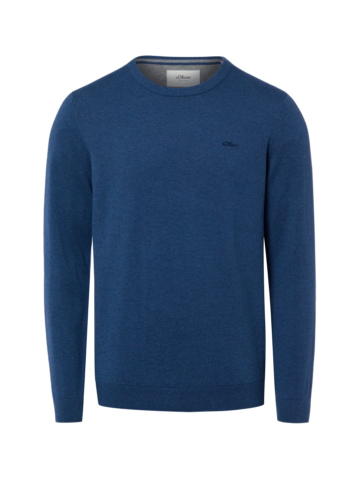 Pullover in indigo - 0001