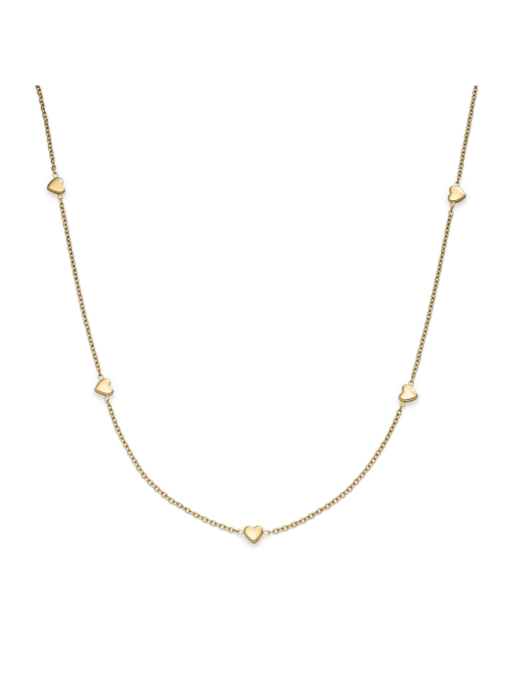 Halskette Tiny Hearts in gold