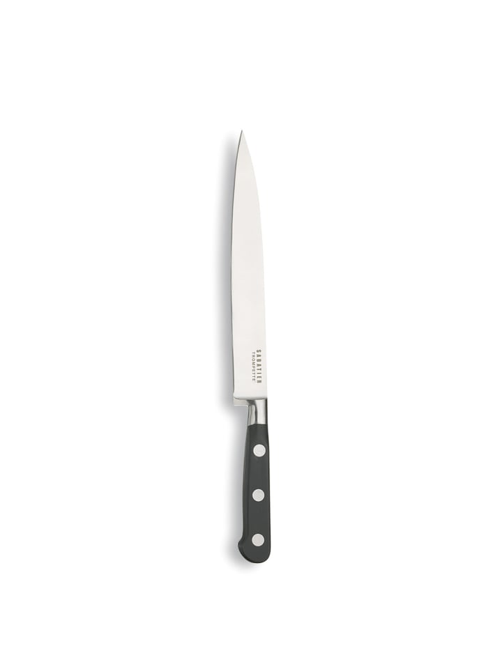 3-tlg. Tranchiermesser Set SABATIER TROMPETTE in schwarz