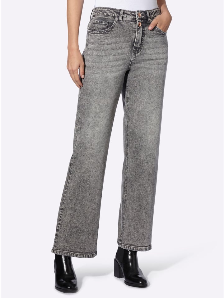 Jeans in grey denim