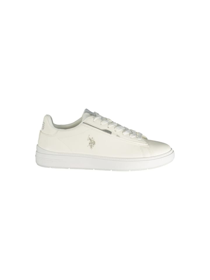 Weiß Polyurethan Herren Sneaker