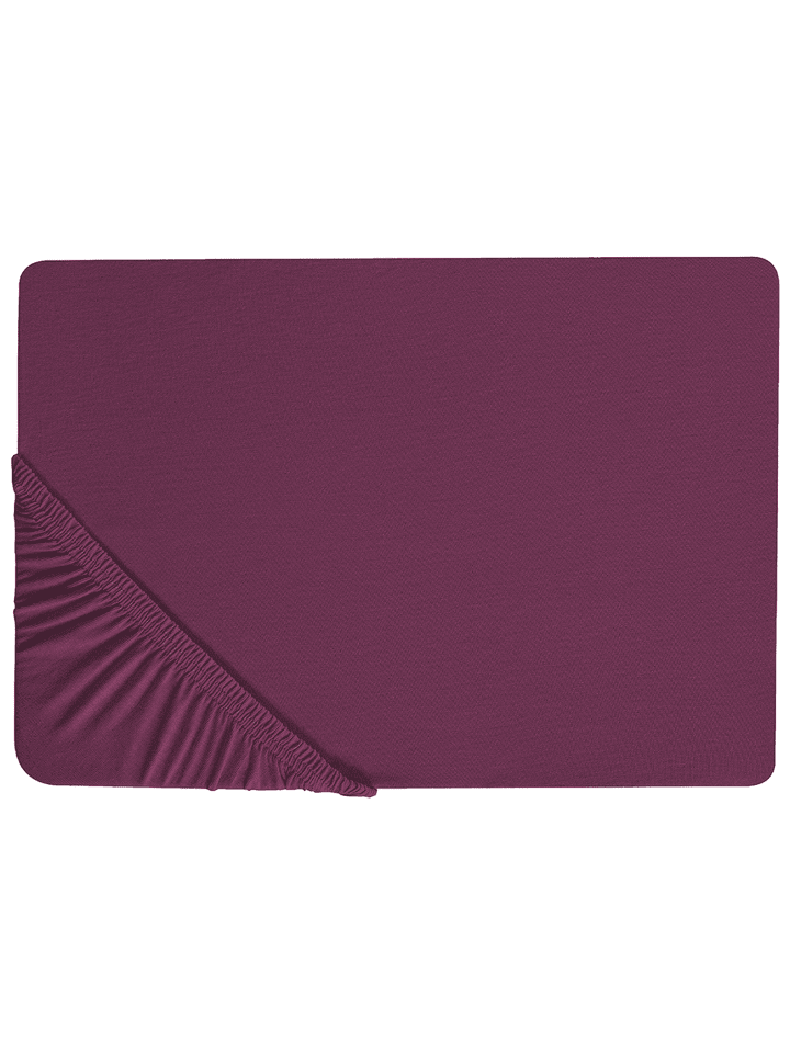 Bettlaken JANBU in Rot - (W) 140 x (H) 30 x (L) 200 cm