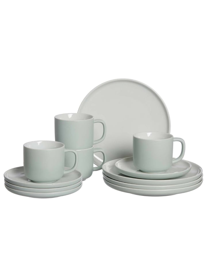 12-tlg. Kaffeeservice Jasper in Mint