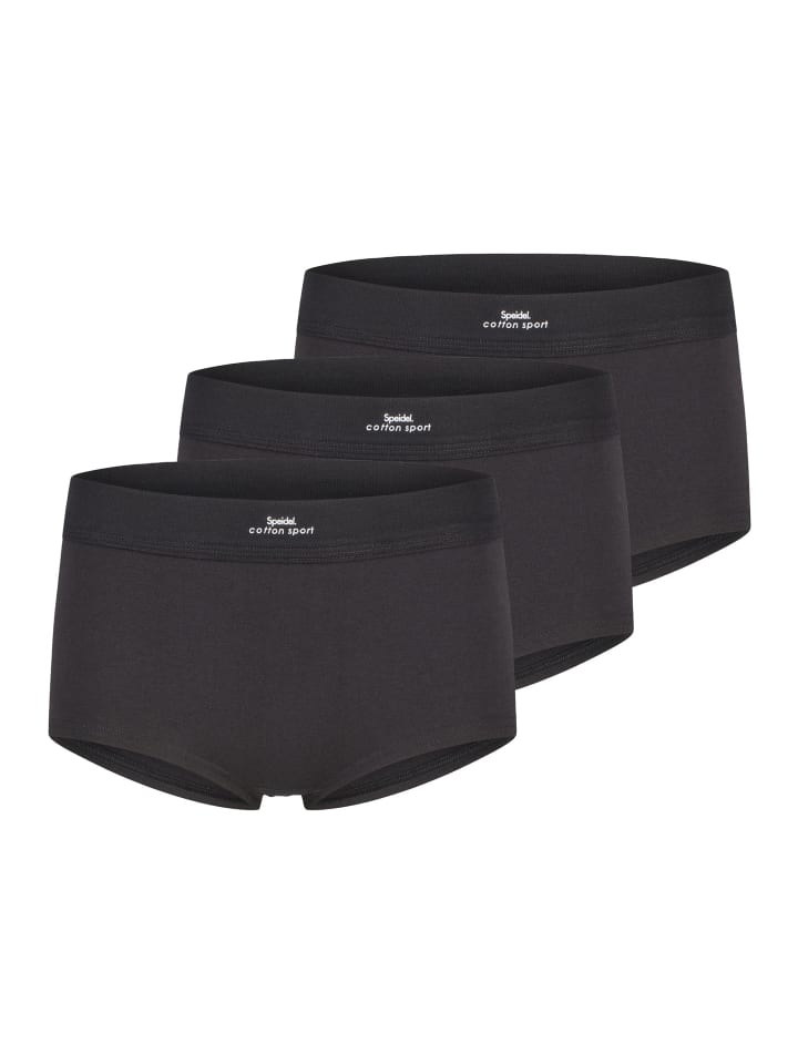 Panty Cotton Sport in Schwarz