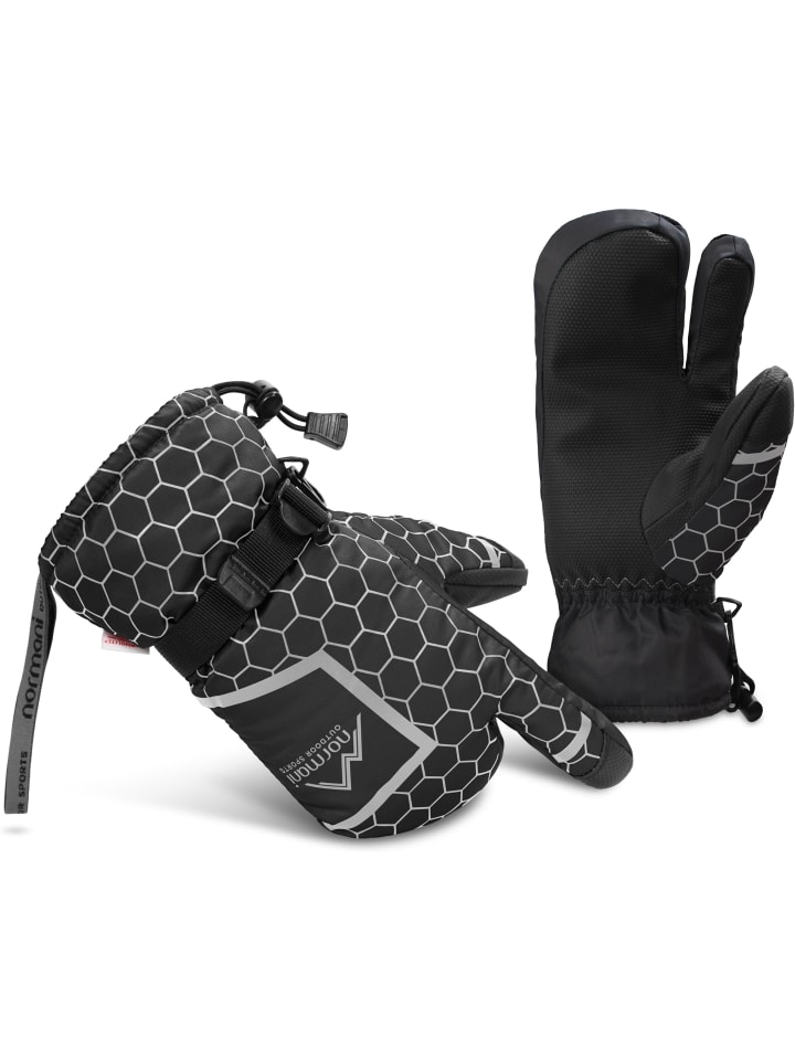 Winterhandschuhe Apex in Schwarz/Grau