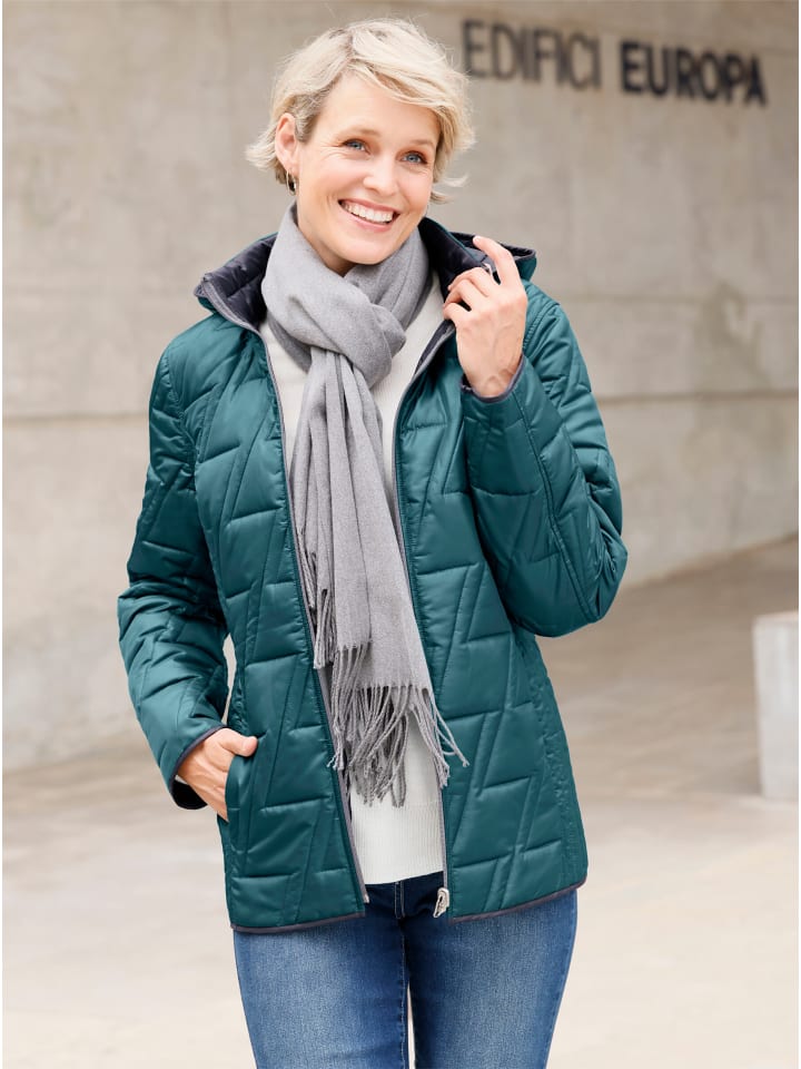 Wendejacke in petrol