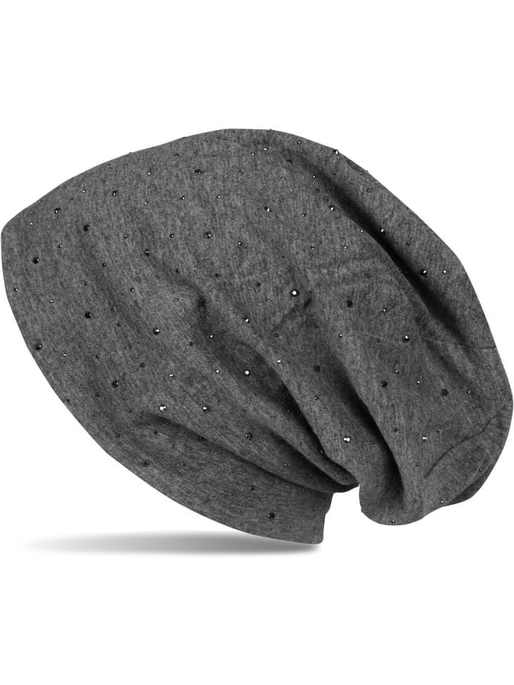 Beanie Mütze in Dunkelgrau