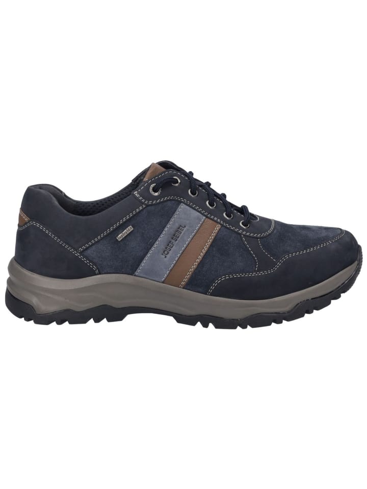 Komfort Schnürschuh in blau