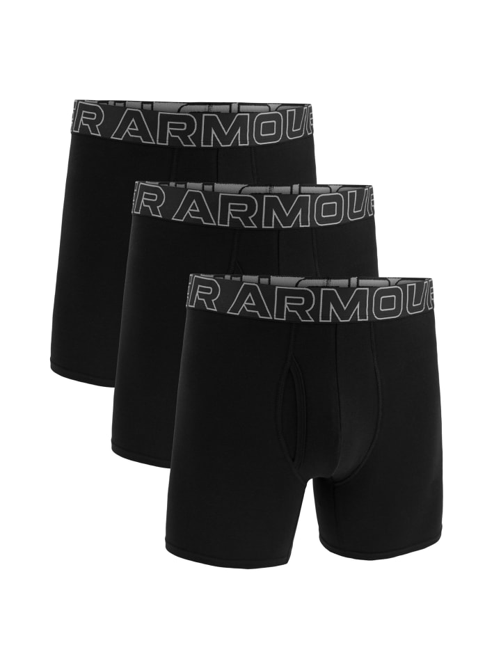 Boxershort 3er Pack in Schwarz