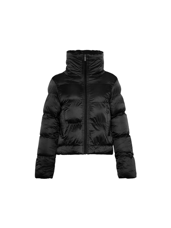 Damen Wattierte Steppjacke in Schwarz