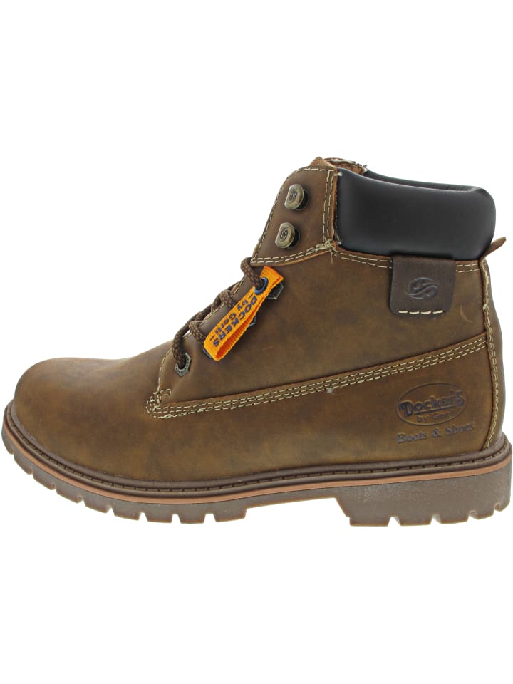 Schnürstiefel Braun