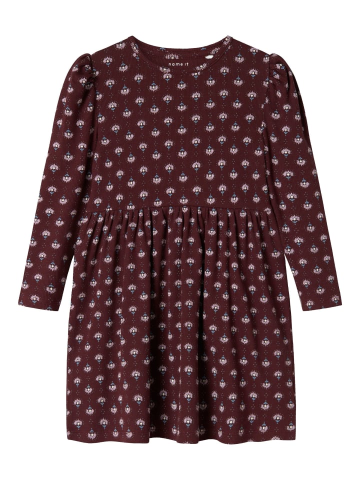 Jerseykleid NMFONINE LS DRESS in sassafras