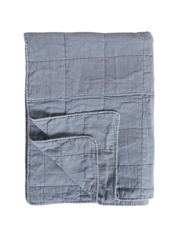 Klassischer Quilt aus Baumwolle in blau
