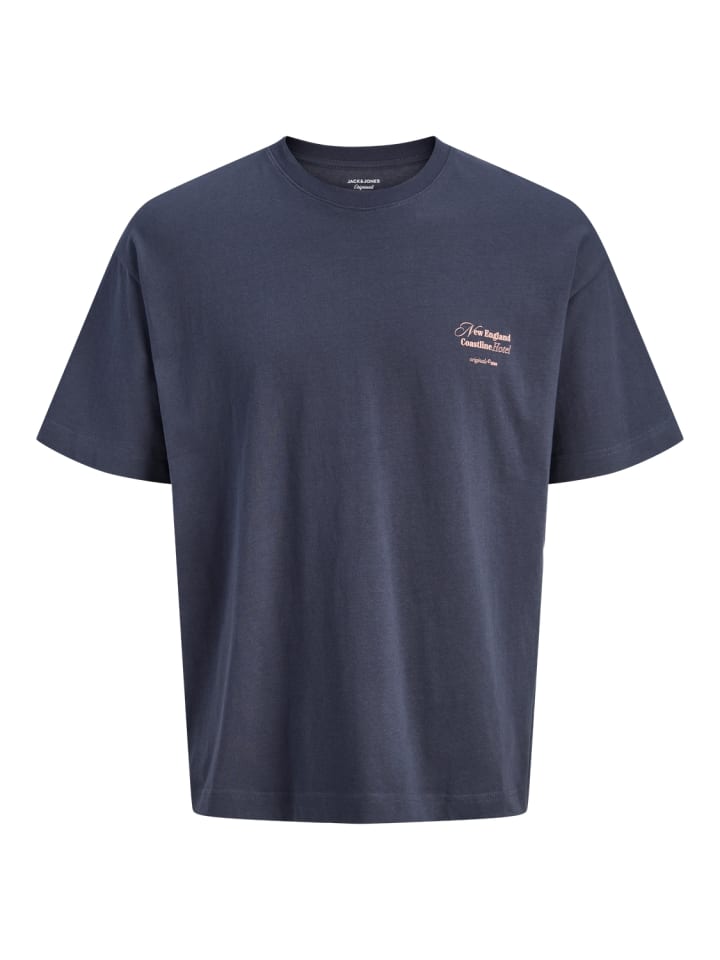 T-Shirt Backprint Jormontauk in odyssey gray