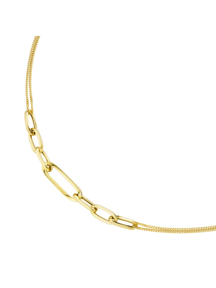 Smart Jewel Collier Mittelteil Ovale Glieder, Panzerkette in Gold günstig  kaufen | limango