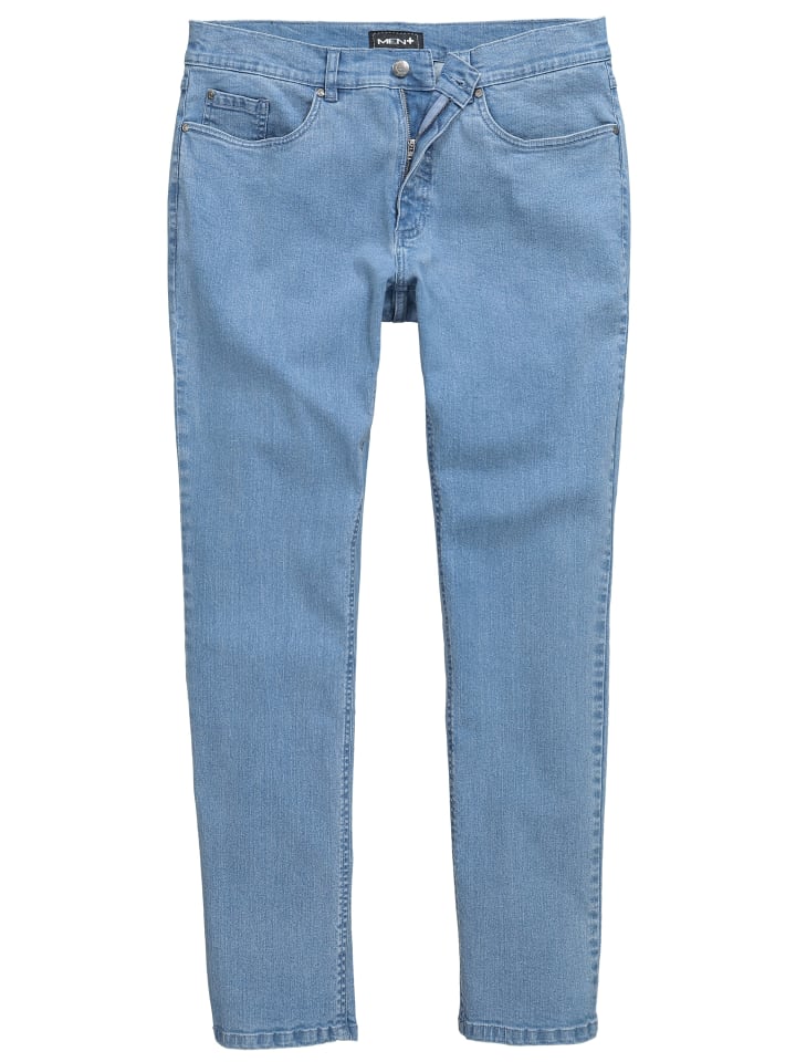 Jeanshose in bleached denim