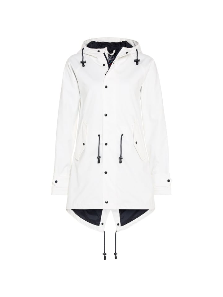 Regenjacke in Weiß
