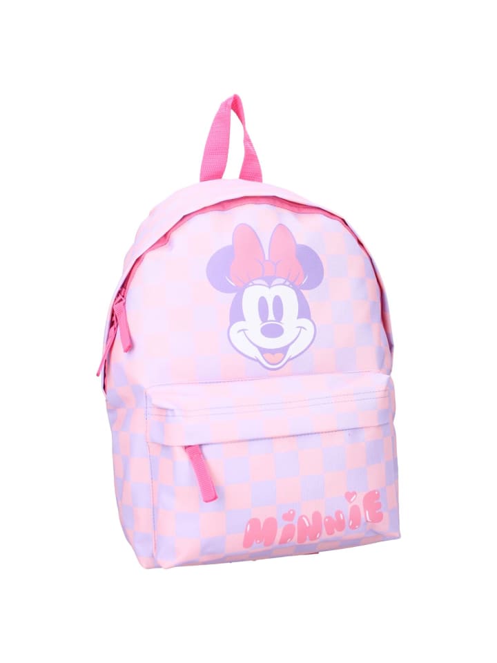 Disney Minnie Mouse Rucksack Schulrucksack RosaKaromuster in Rosa