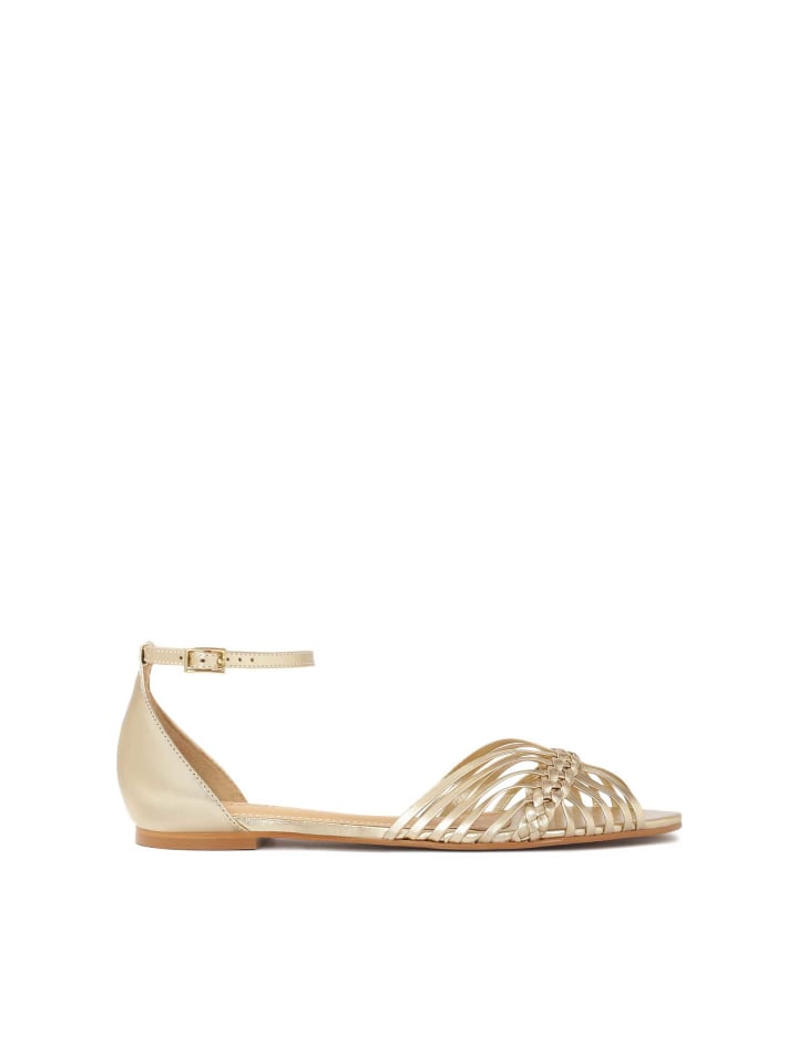 Sandaletten in Gold