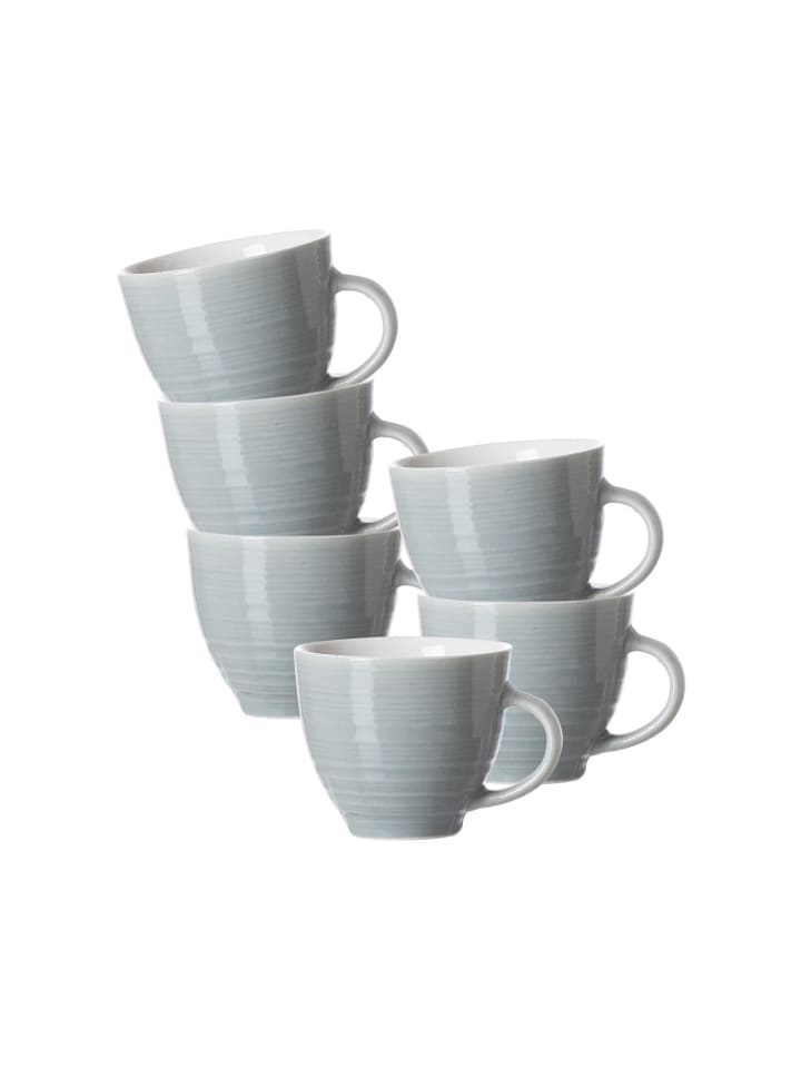 6er Set Espressotassen Suomi in Blau 90 ml