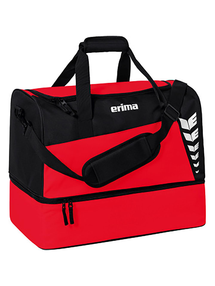 Sporttasche SIX WINGS sportsbag with bottom cas in Rot4526