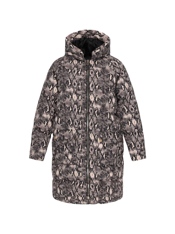 Women Coat in BEIGE MULTICOLOR