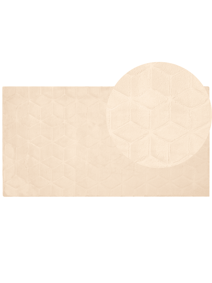 Shaggy THATTA in Beige - (W) 80 x (L) 150 cm