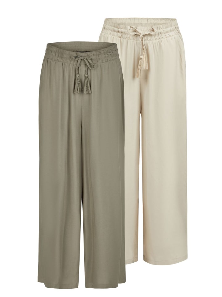 Stoffhose / Chino DFKate 2er Pack comfort/relaxed in Mehrfarbig
