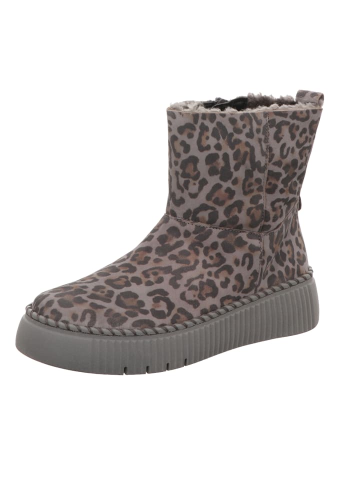 Schnürstiefel in grau