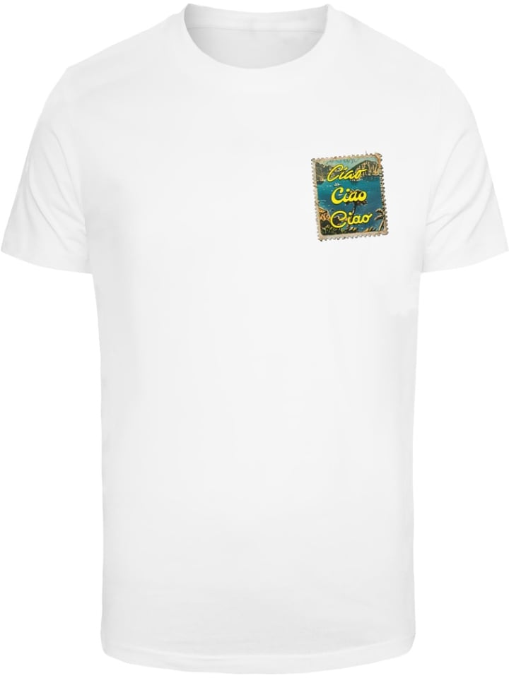 T-Shirt "La Vita E Breve Tee" in Weiß