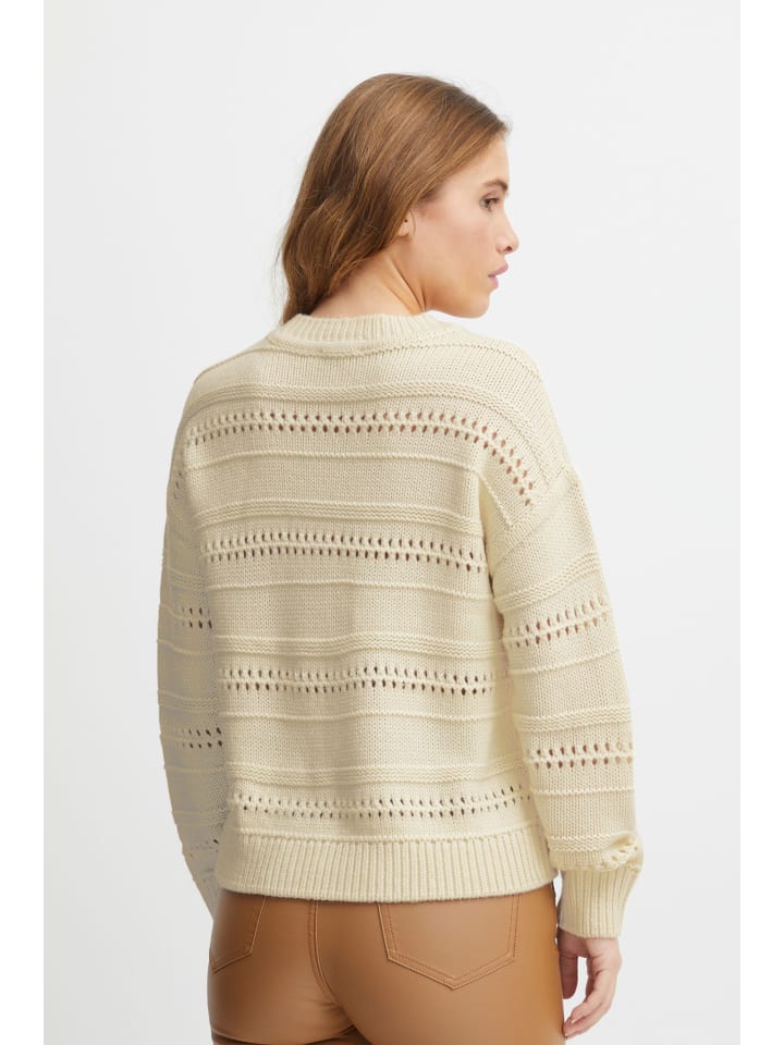 BYOTINKA POINTELLE JUMPER - KNIT Loose fit in Birch