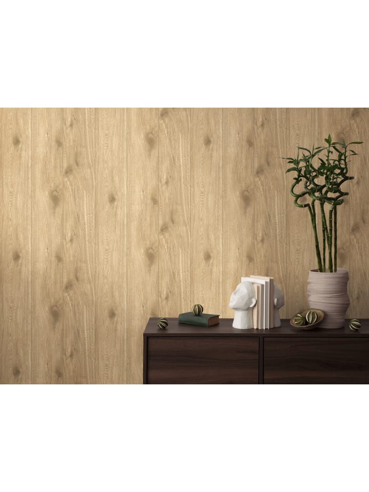 Tapete Scandinavian Flair in Braun-Beige