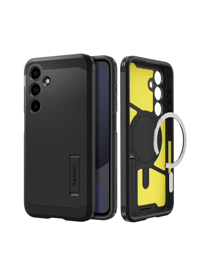 Spigen Tough Armor mit Magnetfunktion Hülle Samsung Galaxy S24 FE in Schwarz