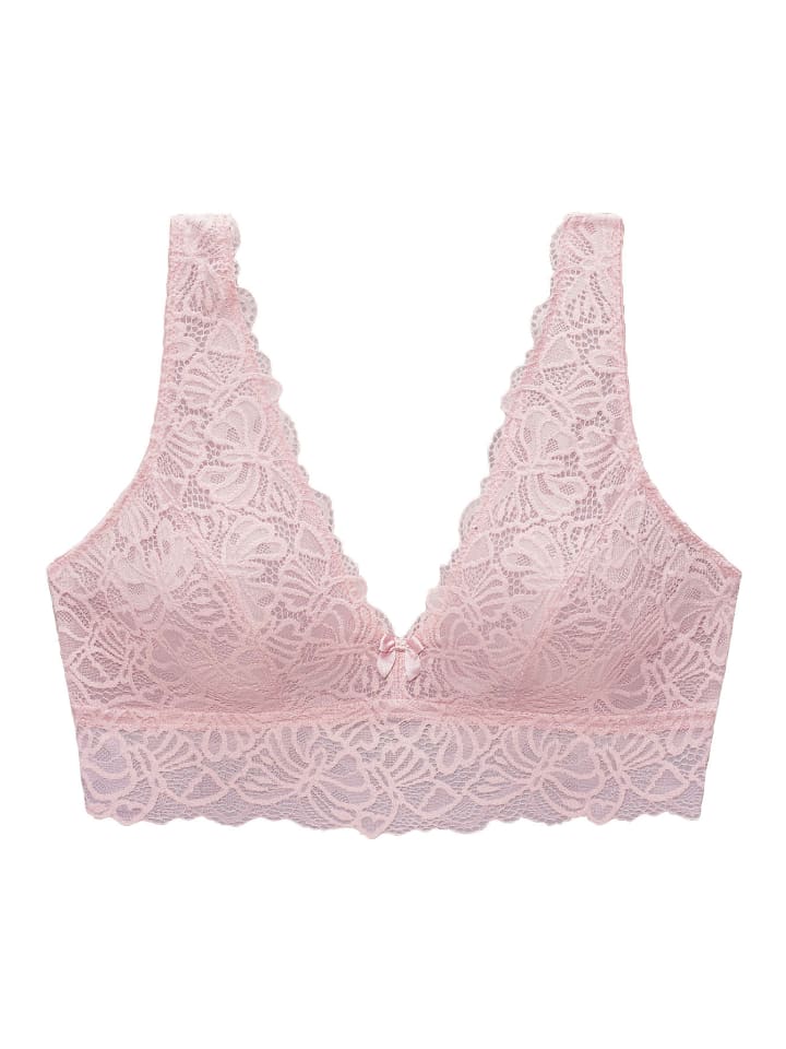 Bralette-BH in altrosa