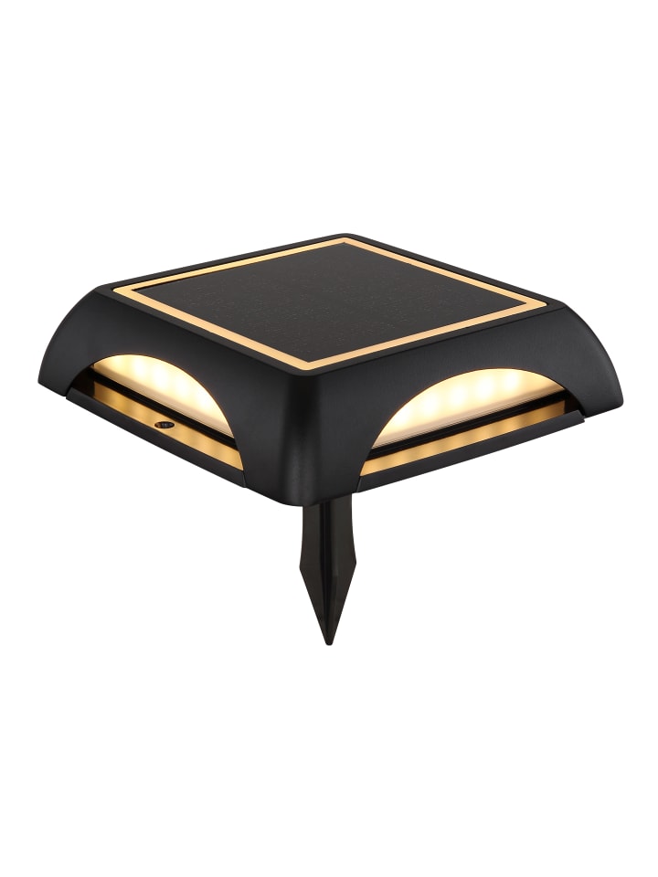 Solarleuchte "SOLARLEUCHTE ALUMINIUM DRUCKGUSS SCHWARZ MATT, 1XL" in black