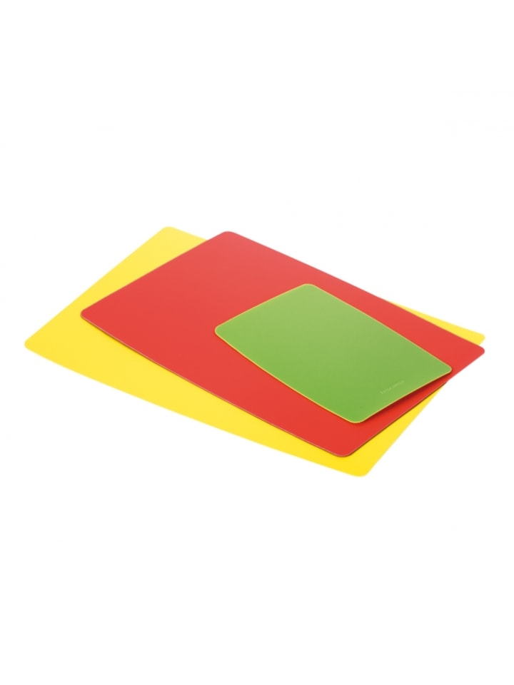 Schneidbrett PRESTO,Set 3 Stück ,biegsam in mehrfarbig