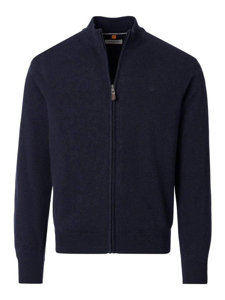 Strickjacke Basic in Dunkelblau