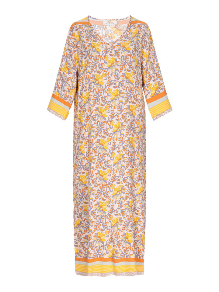 Women Dress in yellow multicolor